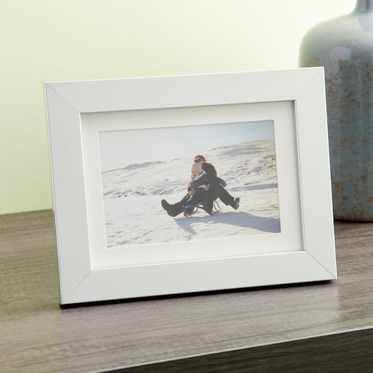 Silver Belmont Frame with Mat By Studio Décor®